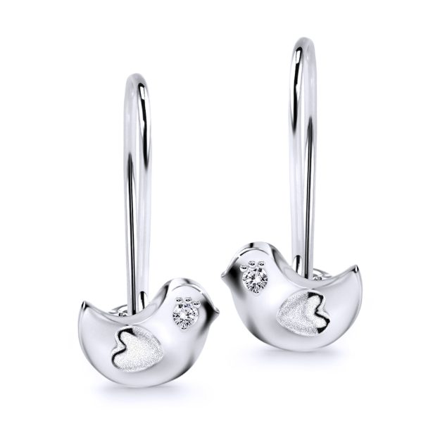 Cercei bebe BB03, 14K Galben 1
