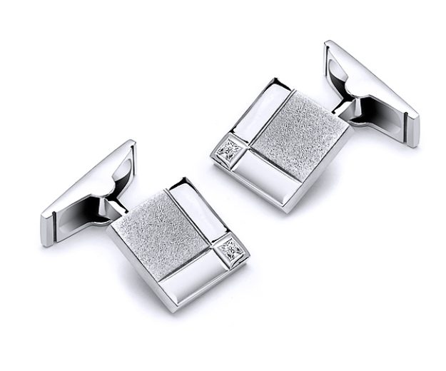 Butoni AB03, 14K Alb 2