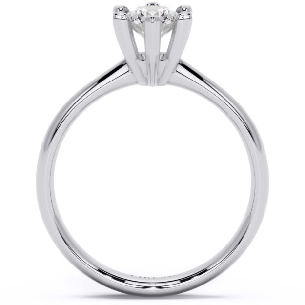Inel de logodna AA399, 14K Alb 3