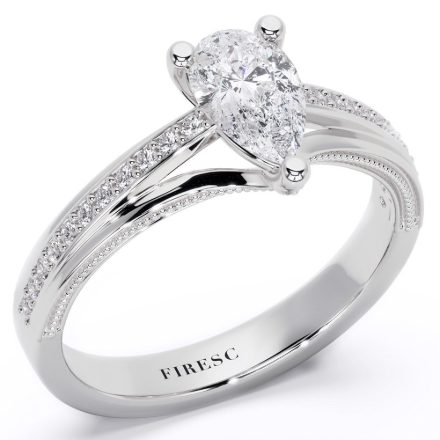Engagement Ring AA433, White 1