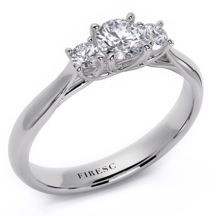 Engagement Ring AA266B, White 1