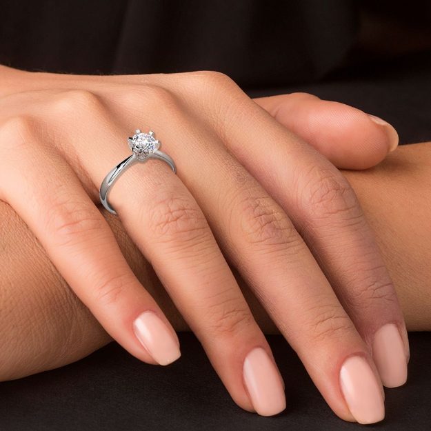 Ring AA251W, 14K White 5