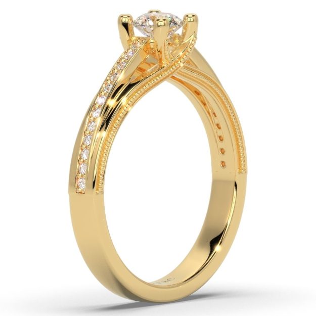 Ring AA433W, 14K Yellow 2