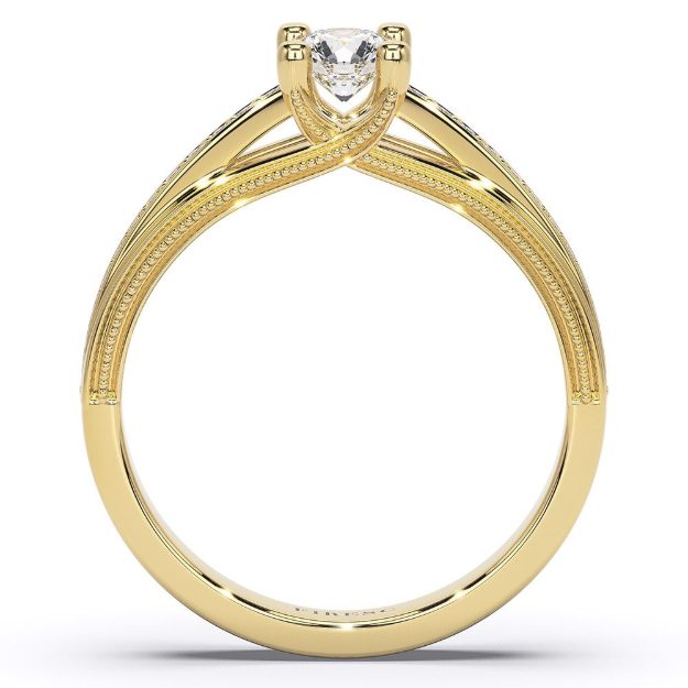 Ring AA433W, 14K Yellow 3