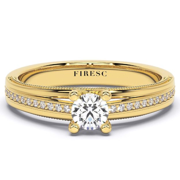 Ring AA433W, 14K Yellow 4
