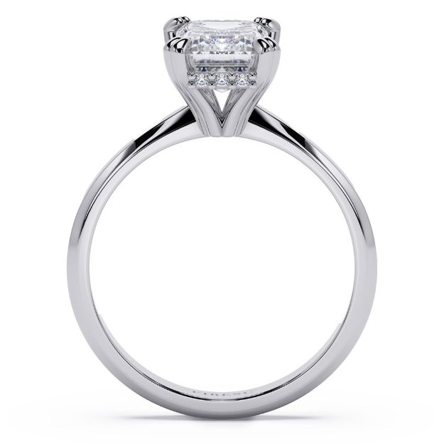 Engagement Ring AA457, 14K White 2