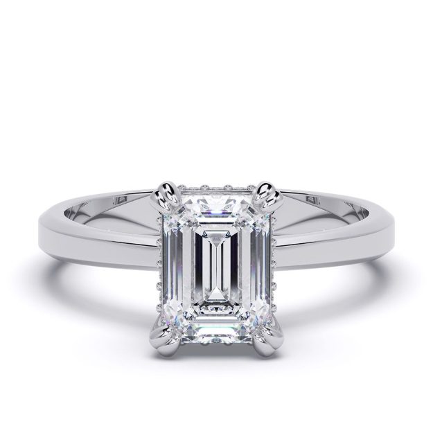 Engagement Ring AA457, 14K White 5