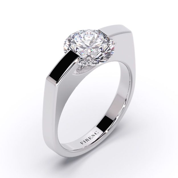 Ring AA460W, 14K Platinum 2