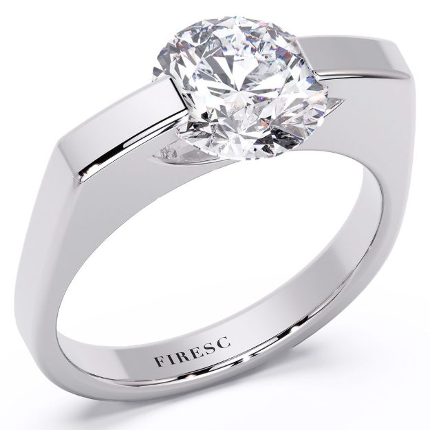 Ring AA460W, 14K Platinum 4