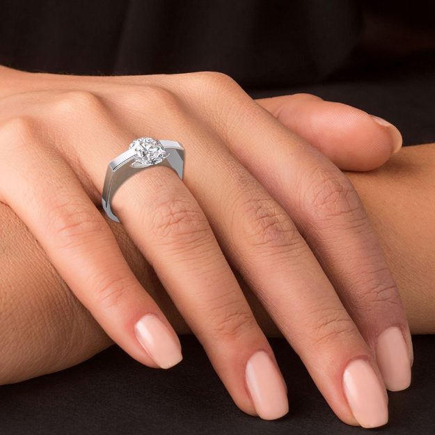 Ring AA460W, 14K Platinum 5