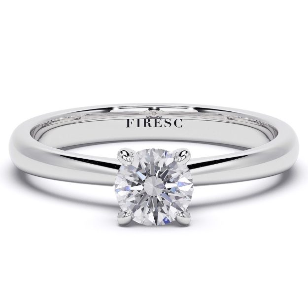 Engagement Ring AA437, 14K White 4