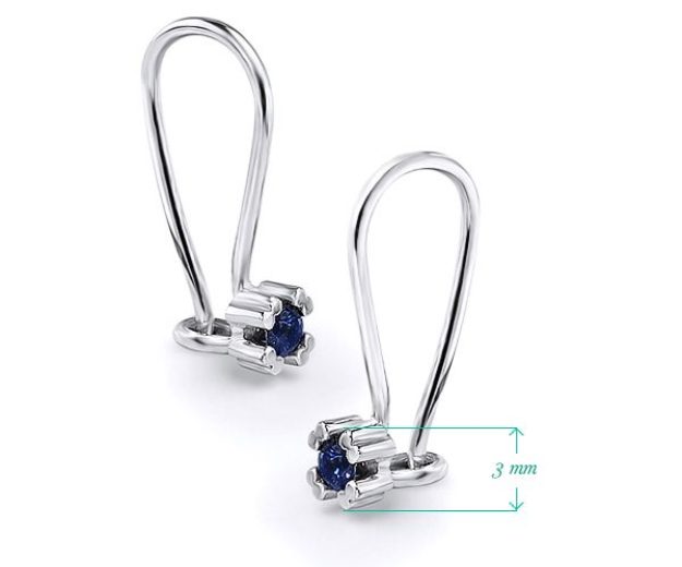 Cercei bebe AC17, 14K Galben 2