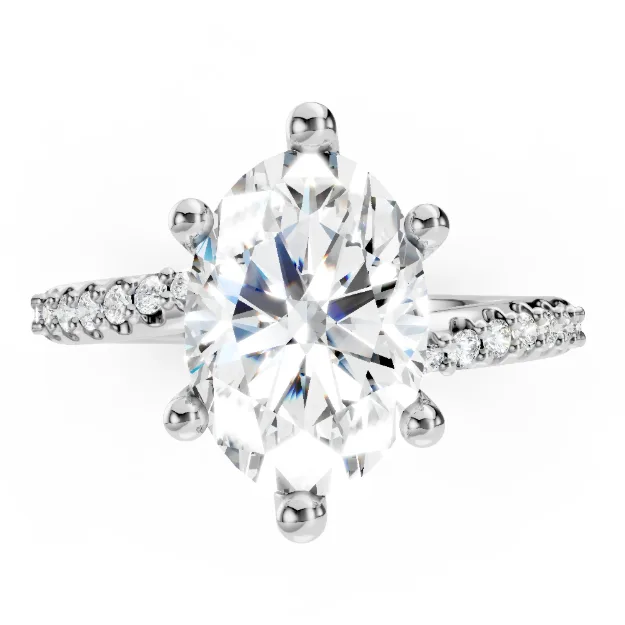 Ring AA464, 14K White 2