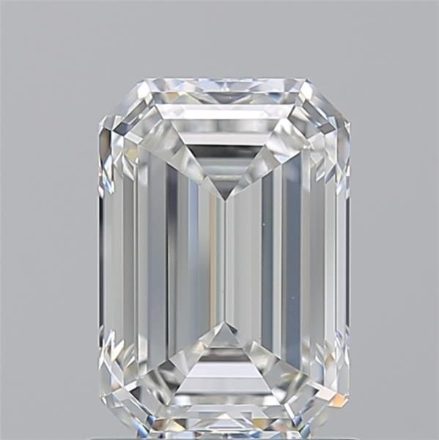 Diamond Natural 1.5Ct G-VVS2 Emerald - GIA1543089492 1