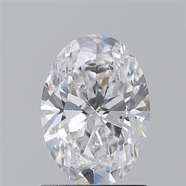 Diamond Natural 1.23Ct D-SI2 Oval - GIA7531449749 1