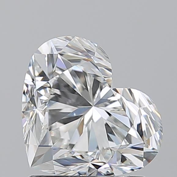 Diamond Natural 1.52Ct G-VVS1 Heart - GIA6541329737 1