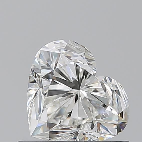 Diamond Natural 0.71Ct I-IF Heart - GIA6542272555 1
