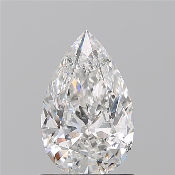 Diamond Natural 0.91Ct F-SI2 Pear - GIA6552107779 1