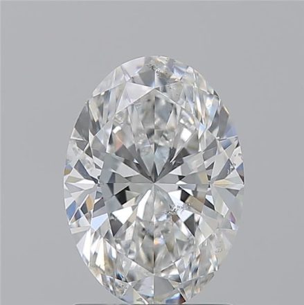 Diamond Natural 1.7Ct F-SI2 Oval - GIA5546179184 1