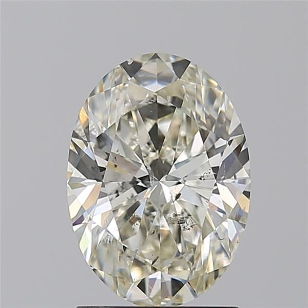 Diamond Natural 1.7Ct K-SI2 Oval - GIA1548378101 1