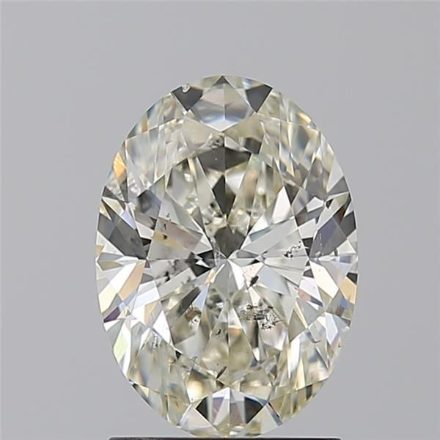 Diamond Natural 1.7Ct K-SI2 Oval - GIA1548378101 1