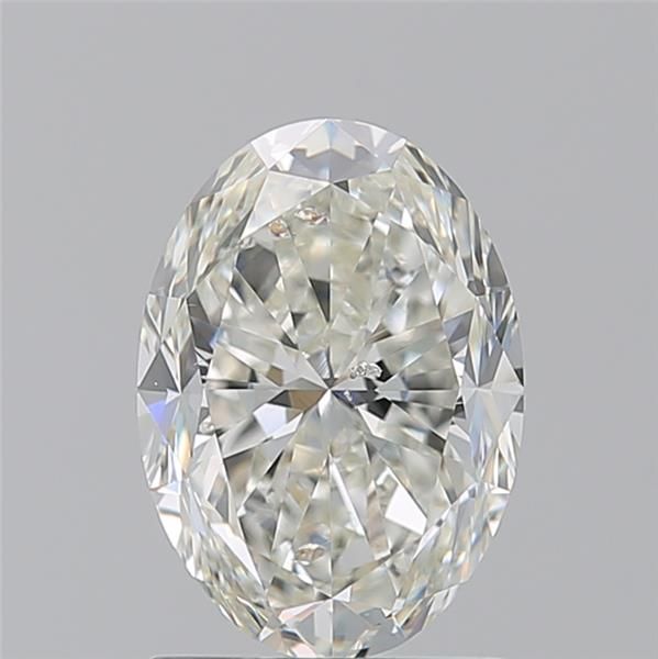 Diamond Natural 1.71Ct J-SI2 Oval - GIA3545367598 1