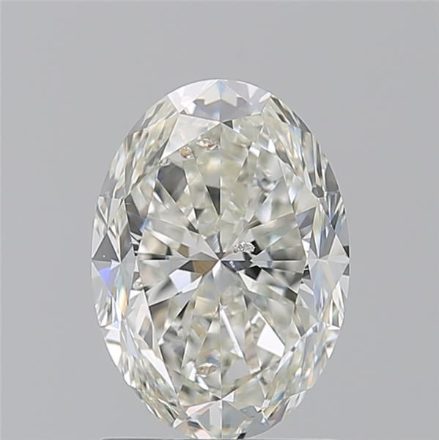 Diamond Natural 1.71Ct J-SI2 Oval - GIA3545367598 1