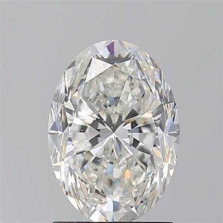 Diamond Natural 1.7Ct G-SI2 Oval - GIA2547418115 1
