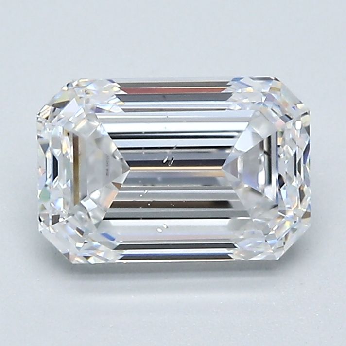 Diamond Natural 1.5Ct D-SI1 Emerald - GIA6451247058 1