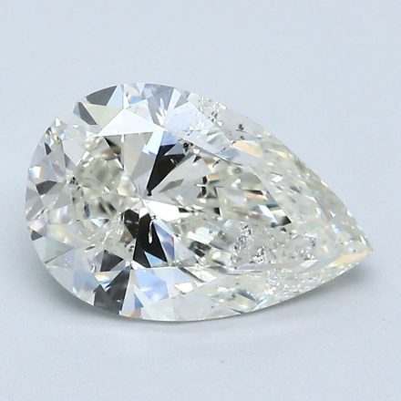 Diamond Natural 1.5Ct J-SI2 Pear - GIA6375310483 1
