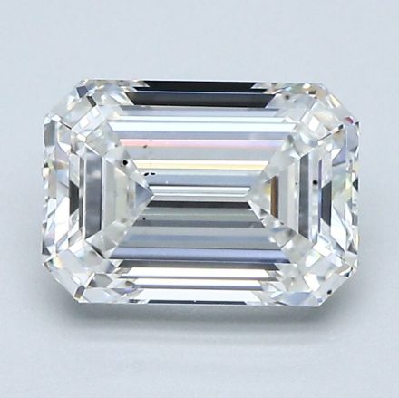 Diamond Natural 1.51Ct F-SI1 Emerald - GIA2446665367 1