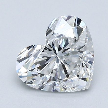 Diamond Natural 1.5Ct D-SI1 Heart - GIA2417924125 1