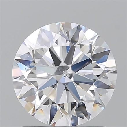 Diamond Natural 1.5Ct D-SI2 Round - GIA7558002751 1