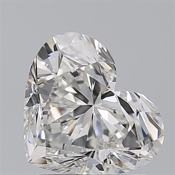 Diamond Natural 1.7Ct H-VS1 Heart - GIA7542714300 1