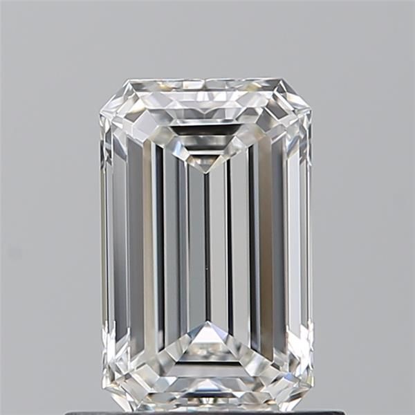 Diamond Natural 0.9Ct F-VVS1 Emerald - GIA2547754437