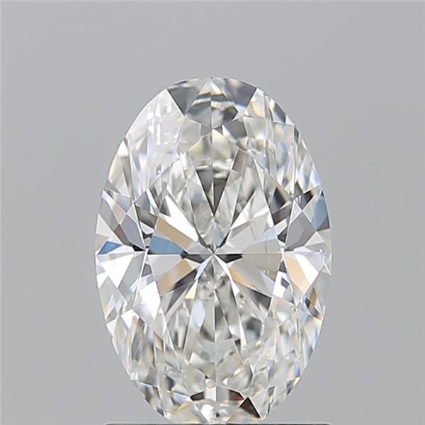 Diamond Natural 1.51Ct H-SI1 Oval - GIA1543994509 1