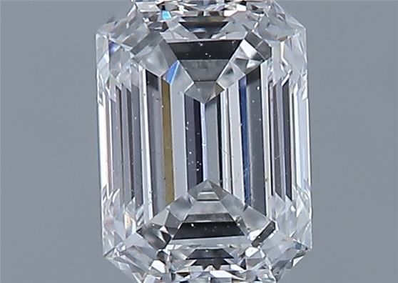 Diamond Natural 0.5Ct D-SI1 Emerald - GIA2426972816 1