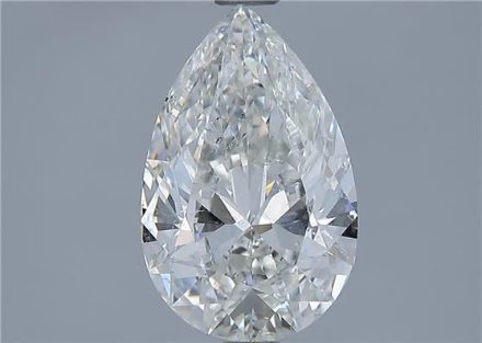 Diamond Natural 1.6Ct I-SI2 Pear - GIA7452053180 1