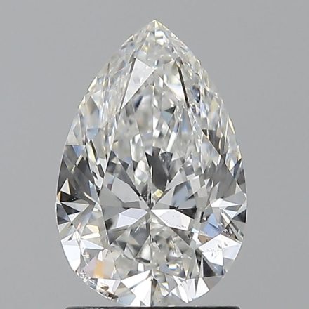 Diamond Natural 1.7Ct F-SI2 Pear - GIA6432608846 1