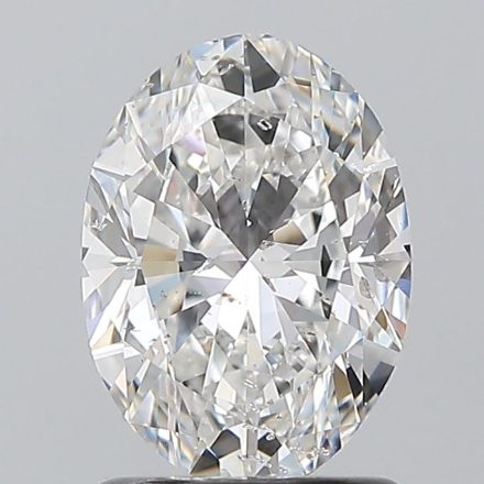 Diamond Natural 1.3Ct F-SI2 Oval - GIA6542240496 1