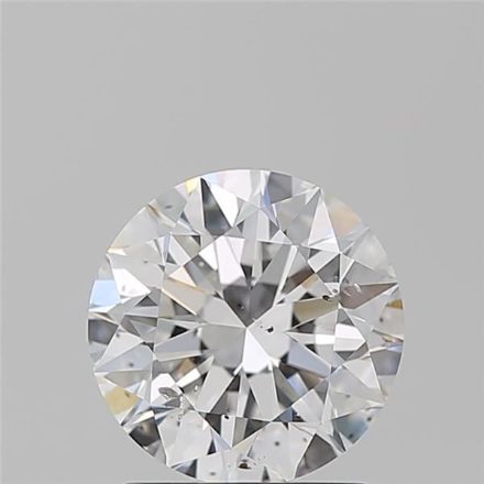 Diamond Natural 1.7Ct D-SI2 Round - GIA7526056012 1