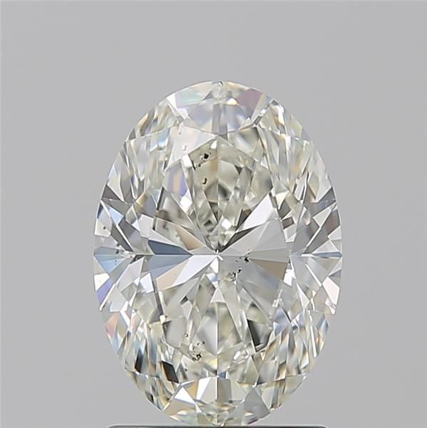 Diamond Natural 1.71Ct J-SI1 Oval - GIA6522250092 1