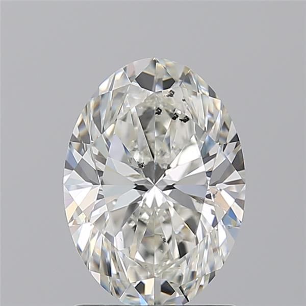 Diamond Natural 1.7Ct G-SI2 Oval - GIA7548471836 1