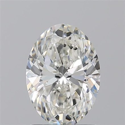 Diamond Natural 1.7Ct G-SI2 Oval - GIA7548471836 1