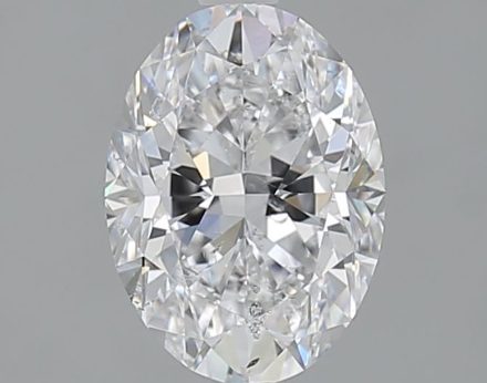 Diamond Natural 1.51Ct D-SI2 Oval - GIA6521445078 1