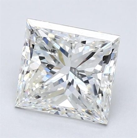 Diamond Natural 1.73Ct G-SI2 Princess - GIA7412487472 1