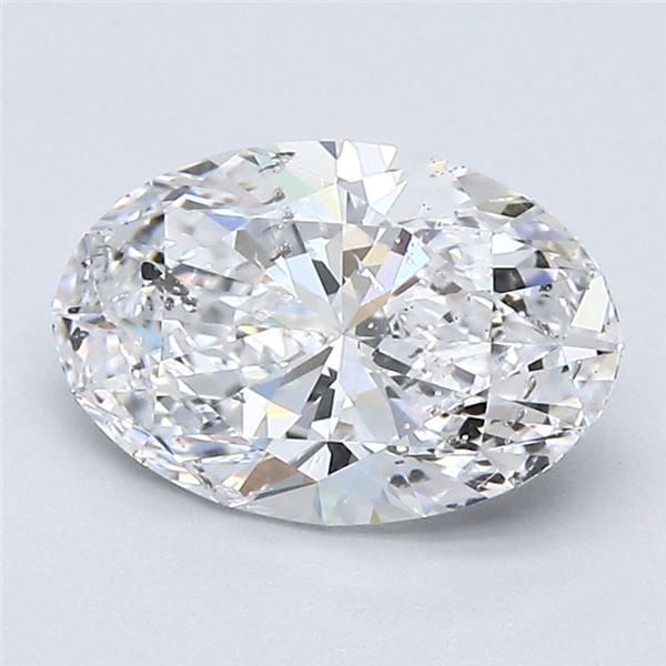 Diamond Natural 1.51Ct D-SI2 Oval - GIA6422991298
