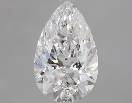 Diamond Natural 1.7Ct E-SI2 Pear - GIA1409226662 1