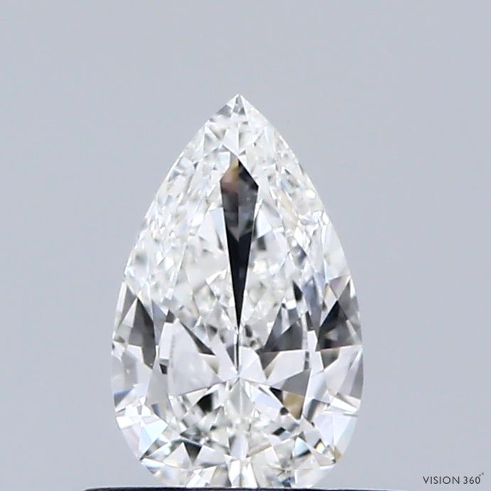 Diamond Natural 0.4Ct F-IF Pear - GIA6531569769 1