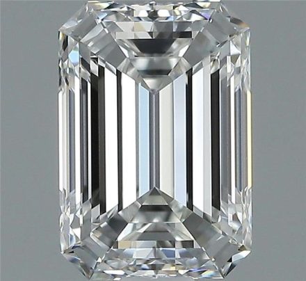 Diamond Natural 1.21Ct G-VVS1 Emerald - GIA7538360654 1